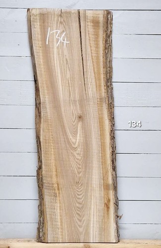 Elm live edge timber 1230mm - timber, x