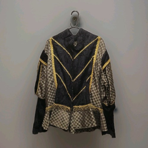Mens black doublet elizabethan - black,