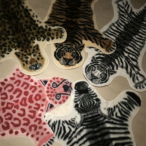 Tiger leopard zebra cow hide - tiger,