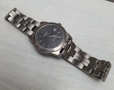 Vintage Collectible Slim Light TISSOT PR 50 Titanium J376/476T Wristwatch Watch