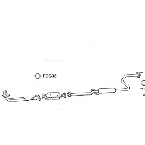 Klarius cat donut gasket fits - donut,