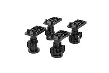 4x IKEA METOD Legs Feet Foot Leg Height Adjustable Furniture Feet 5 to 6.5 cm NEW