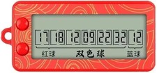 Txuolin Red Portable Fortune Lottery Machine Electronic Number Selector Random 