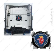 Scania Bullet hole Griffin (Medium) ,Sticker,Graphic R/S Series Topline, (17)