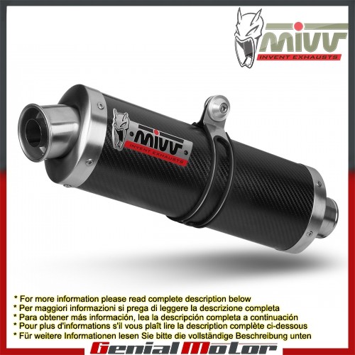 Mivv exhaust muffler oval - exhaust,