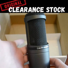 Audio Technica AT-2020 Cardioid Condenser Microphone for Studio - AT2020 XLR