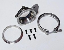  Downpipe Turbo Flange 4.0" V-band Kit Fits Cummins Holset WH1C HX35 HX35W HX40