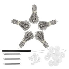  5 Sets Blind Repair Kit for Pleated Shade Motorhome Window Restringing