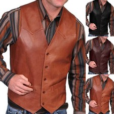 Retro Style Men's Vest in