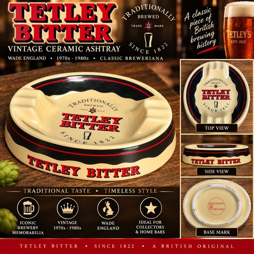Vintage 1970s 80s tetley - vintage, 1970s-80s