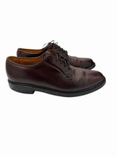 Vintage Florsheim Genuine Shell Cordovan Color #8 Derby Shoes Mens Size 8.5E