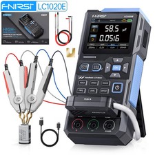 FNIRSI Digital Bridge Handheld LCR Meter Inductance Capacitance Ohm ESR Tester 