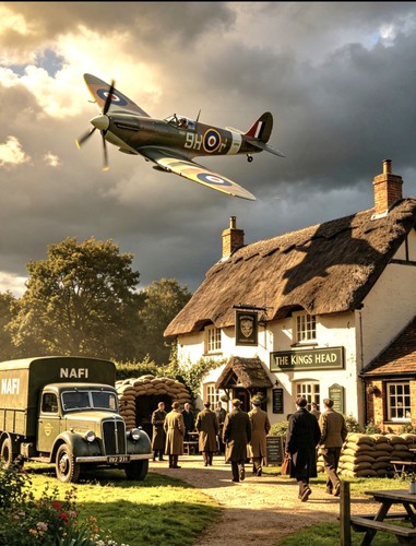 Spitfire over home soil - spitfire,