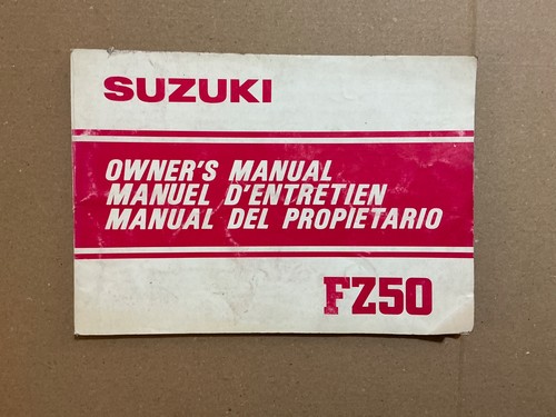Rare genuine suzuki owners - genuine,
