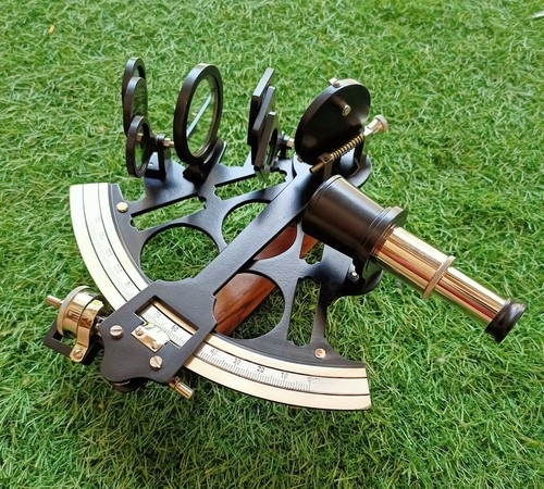 Vintage nautical sextant - nautical,