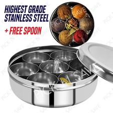 17cm Stainless Steel Spice Tin