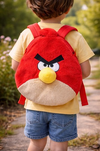 Angry birds red plush backpack - angry,