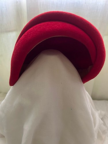 Red 1930 vintage hat - red, 1930's