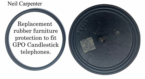 Candlestick base rubber for