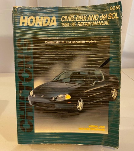 Honda civic crx del - civic/, crx/