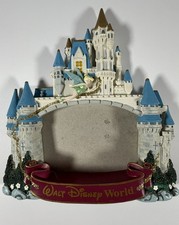 Vintage Walt Disney World Cinderella Castle Tinker Bell 3D Picture Frame (2001)