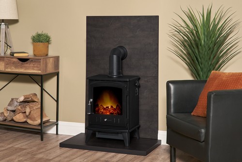 Acantha tile hearth set in - tile, &