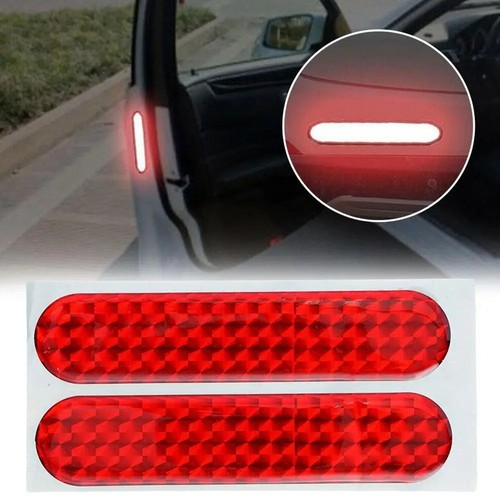 Red reflective safety - red,