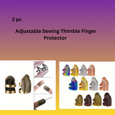 2pcs Adjustable Sewing Thimble