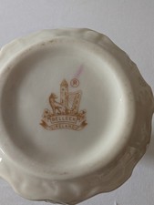 Beleek Ireland Pink On Cream