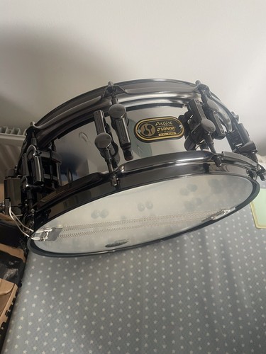 Sonor artist steel snare - steel, drum