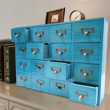 16 Drawers Apothecary Cabinet