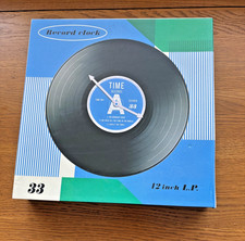 Battery Operated Retro Record Wall Clock - 12 inches - Brand New in Packaging