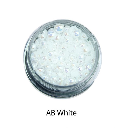 Small size flat - flat, pearl