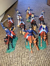 Vintage Timpo Mounted Troops American Union Cavalry Infantry Soldiers Look ?