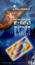 Mr Video VHS  E-180 (3 Hour)