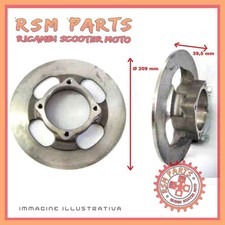 Front brake disc Ø 209 AIXAM