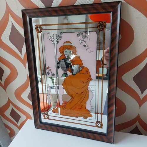 Rare alphonse mucha - "la, dame"