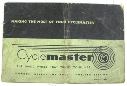 Cyclemate cyclemaster moped - cyclemate,