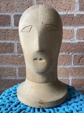 Rare Vintage Wooden Millinery