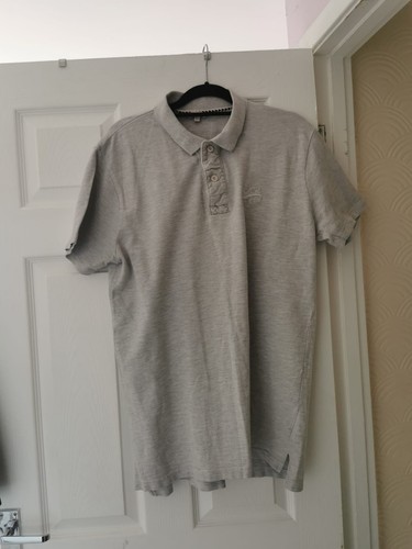 Mans grey short sleeve polo - grey,