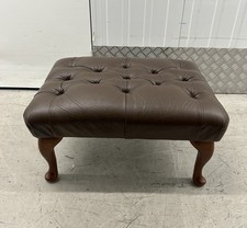 Brown Leather Chesterfield