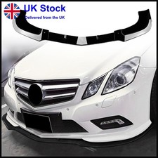 Gloss Black Front Splitter Lip
