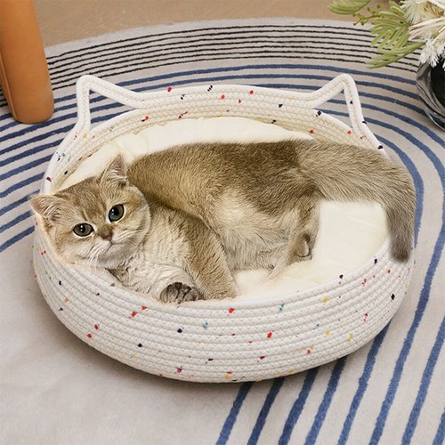 Cat bed basket - bed,