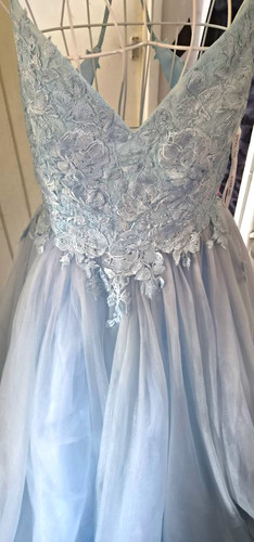 Sherri hill blue floral - blue,