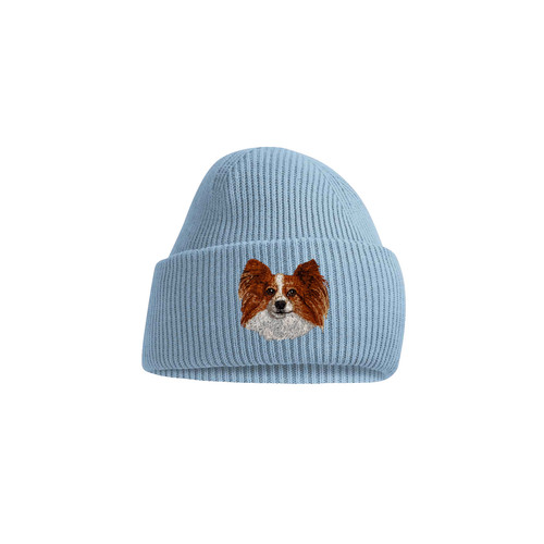 Papillon dog beanie hat - beanie,
