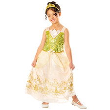 Tiana Princess And The Frog Fancy Dress Kids Girls 3 4 5 6 7 8 9 10 Years Dress