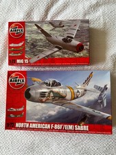 Airfix 2 Kit Bundle. 1:72 Scale. MiG 15 & North American F-86F/E(M) Sabre. New
