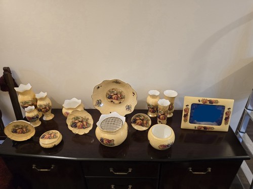 15pc vintage aynsley orchard - vintage,