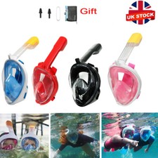 Kids Adults Snorkel Face Mask