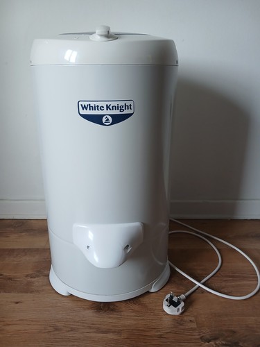 White knight spin dryer - white,